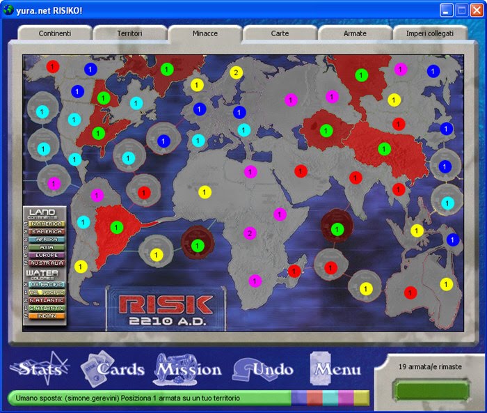 Risk, Gioco del risiko per Pc. Gratis